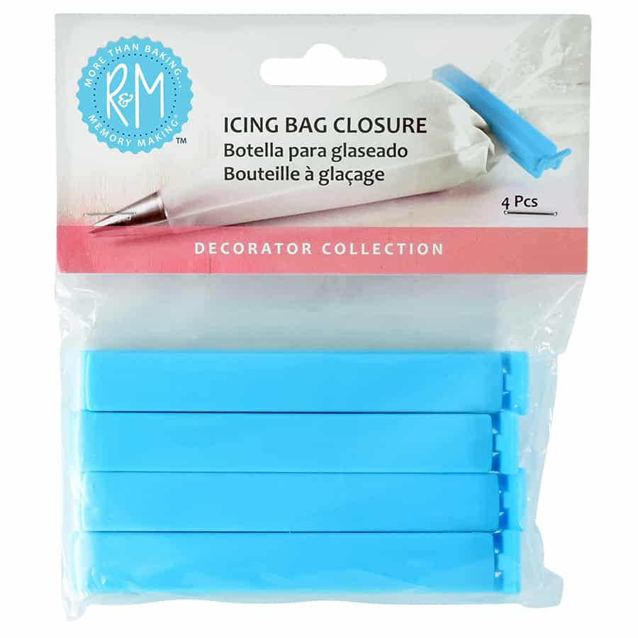 Icing Bag Closure, 4 Clips