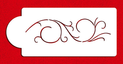 Scrollwork Cake Side Stencil