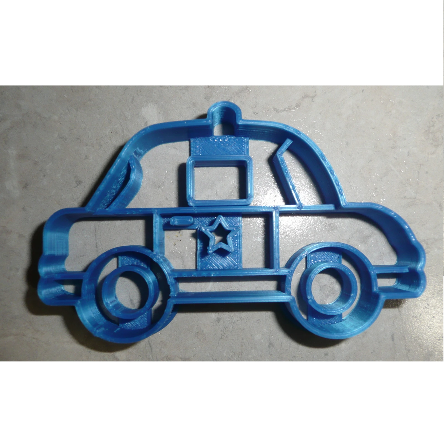 Blue Police Car Cookie Cutter