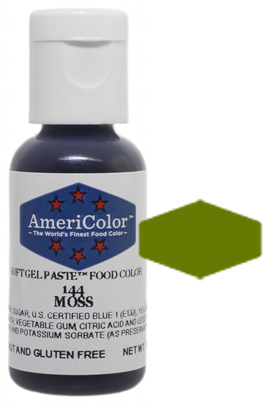 Moss, Americolor Soft Gel Paste Food Color, .75oz