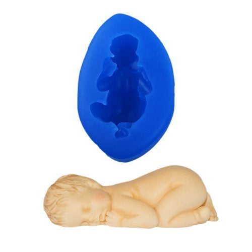 Small Sleeping Baby Silicone Mold