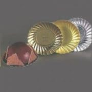 Mini Medoro Gold Round Tray - 9.5cm - 10 pieces