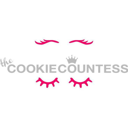 Eyelashes Stencil