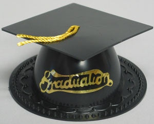 Graduation Cap Topper - Black