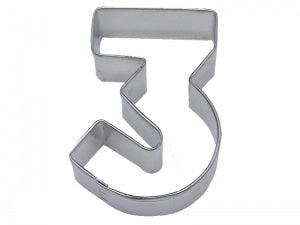 Number 3 Cookie Cutter