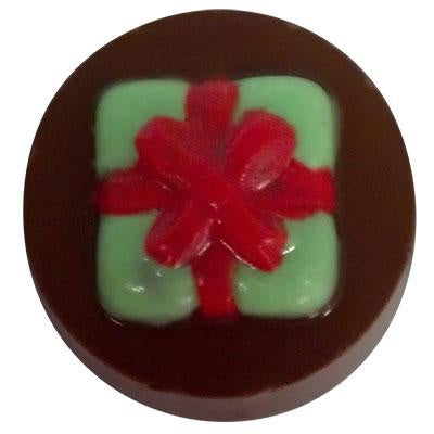 Present with Bow Chocolate Covered Cookie Mold