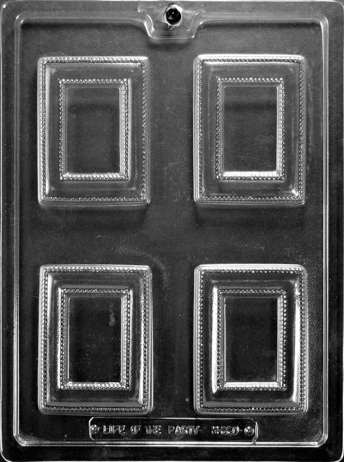 Fancy Rectangle Frames Chocolate Mold