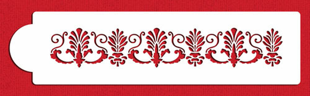 Fancy Fleur De Lis Cake Side Stencil