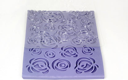PME Fantasy Rose Design Impression Mat