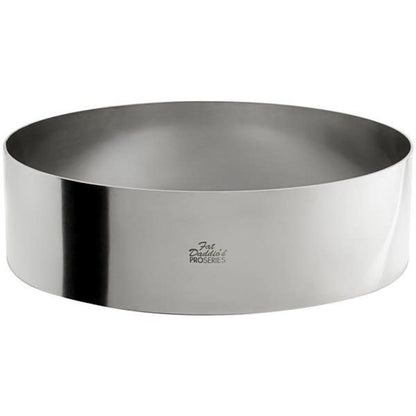 10x3 Inch, Fat Daddio's Stainless Steel Cake Ring