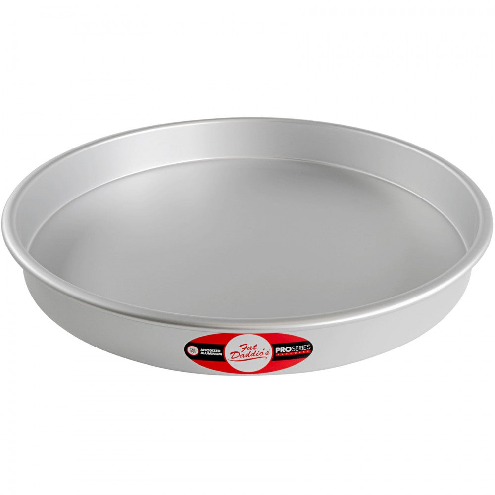 image of fat daddios round cake pan that is 2 inches deep