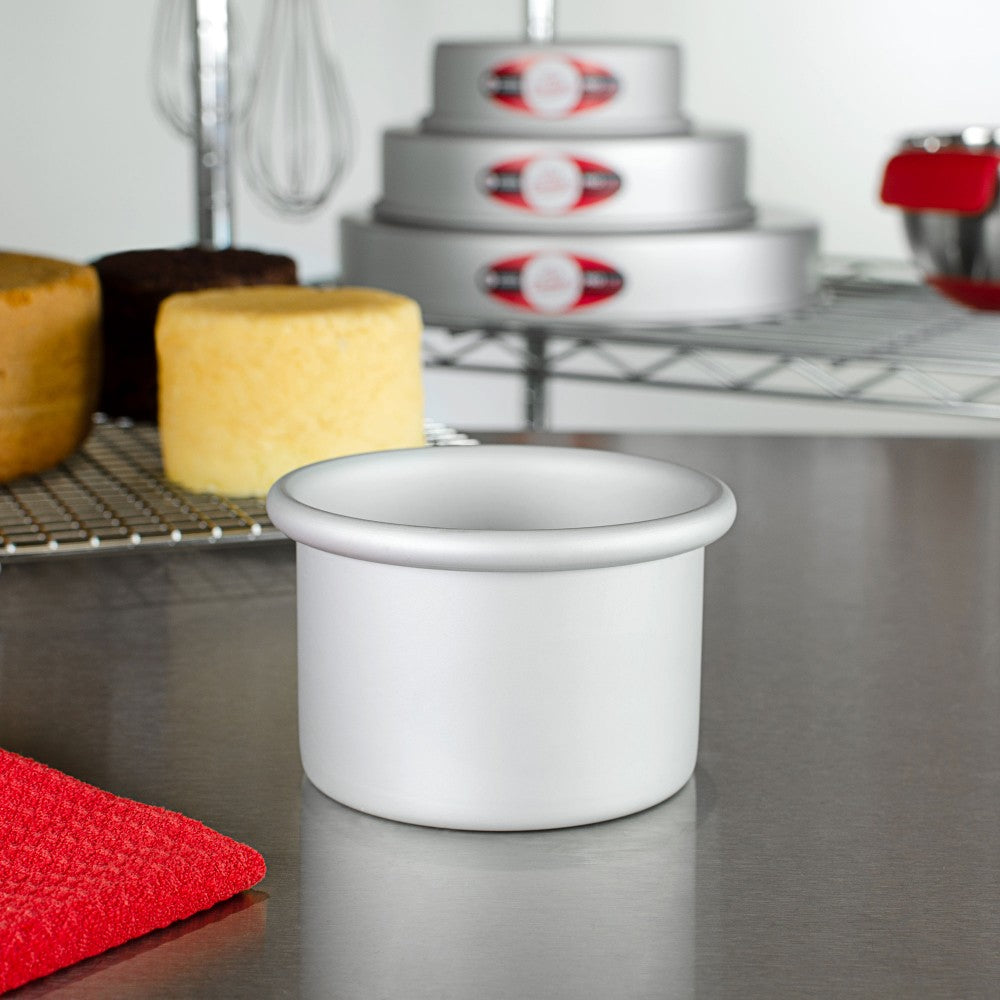 image of fat daddios round cake pan that is 3 inches deep
