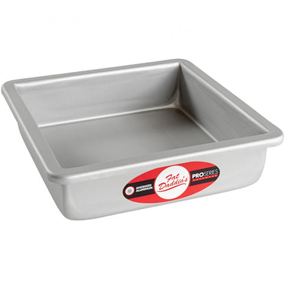 image of fat daddios 8 inch square cake pan