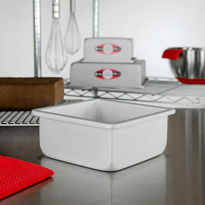 image of fat daddios square cake pans that are 3 inches deep