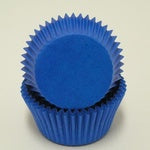 Blue, Mini Bake Cups - 50ish Mini Cupcake Liners