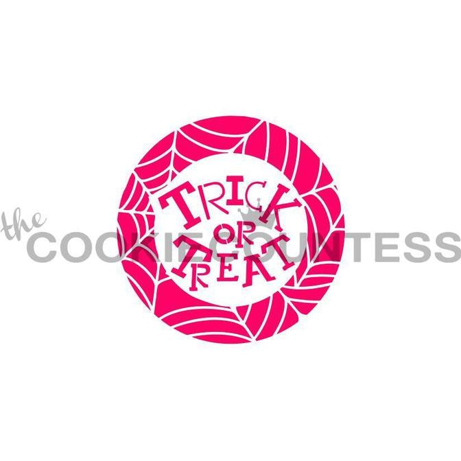 Trick or Treat Web Stencil