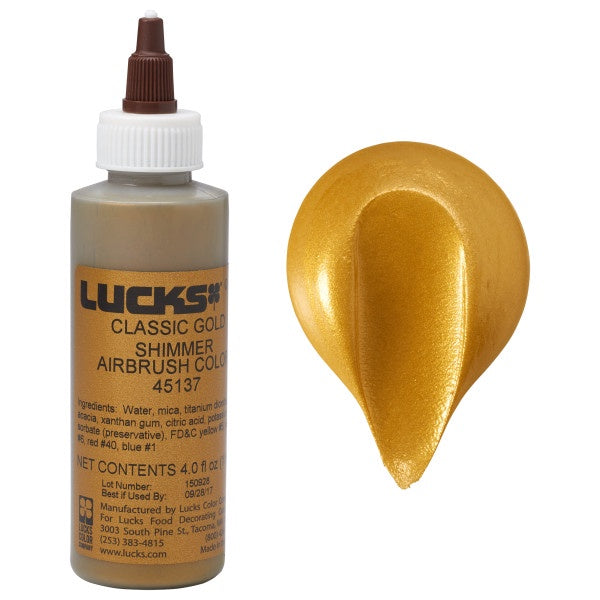 Classic Gold Shimmer, Decopac Airbrush Color