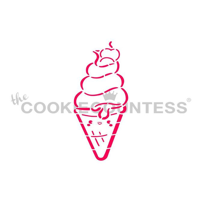 Ice Cream for All Stencil