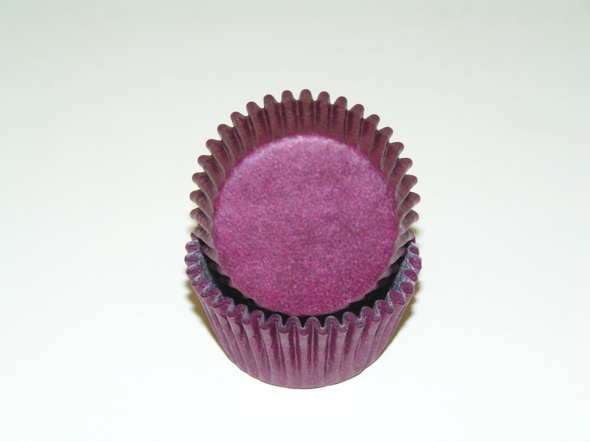 Burgundy, Mini Bake Cups - 50ish Mini Cupcake Liners