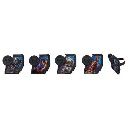 Black Panther Streets of Wakanda Cupcake Rings - 12 Rings