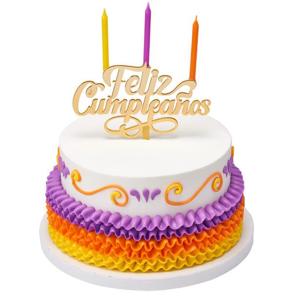 Feliz Cumpleaños Candle Holder