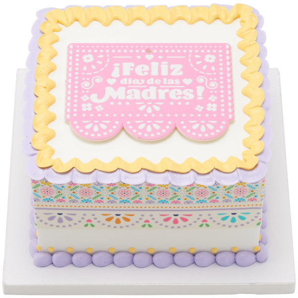 Feliz Dia De Las Madres Cake Layon