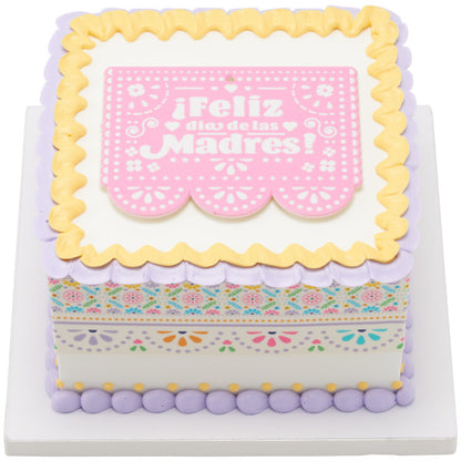 Feliz Dia De Las Madres Cake Layon