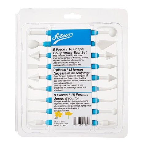 Ateco 9 Piece Sculpturing Tool Set