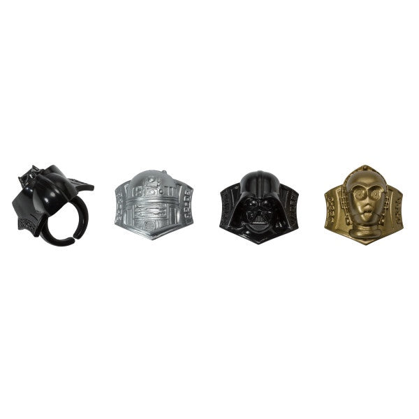 Star Wars-Darth Vader-C3PO-R2D2 Cupcake Rings - 12 Rings