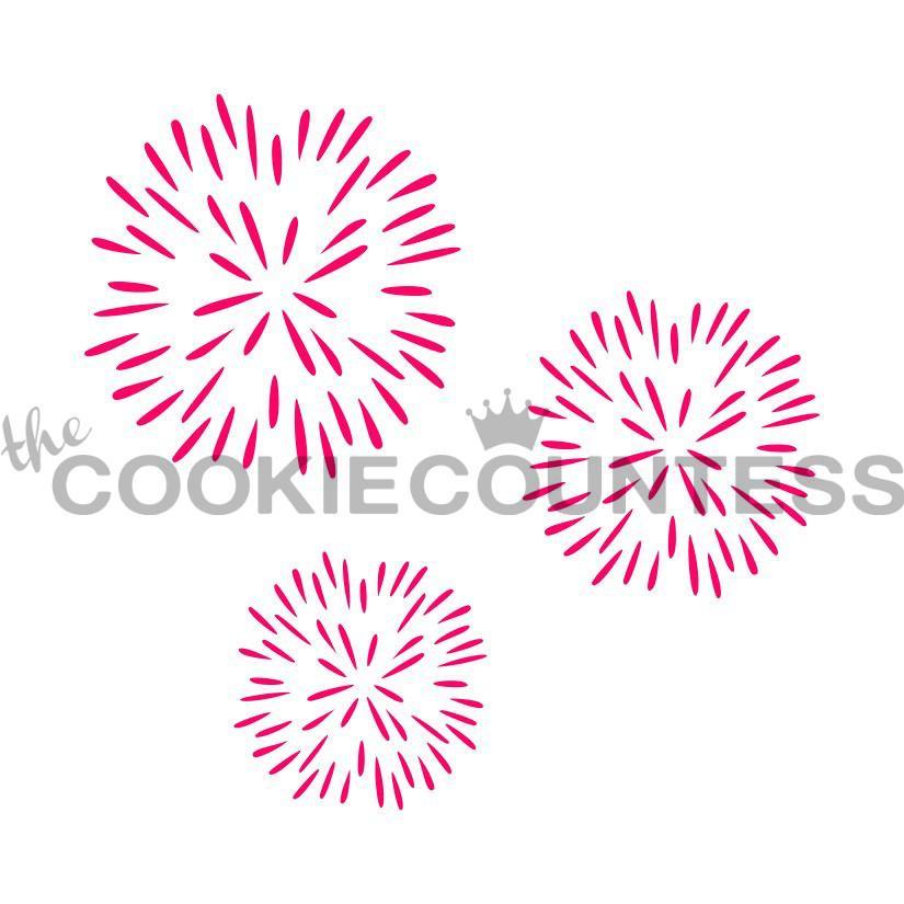 Fireworks Stencil