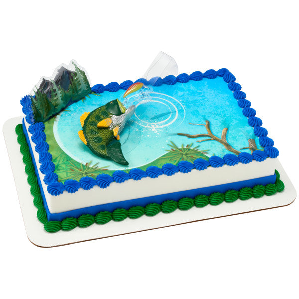 Catching the Big One Fishing Cake Topper Set