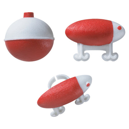 Fishing Lure and Bobber Cupcake Rings - 12 Rings