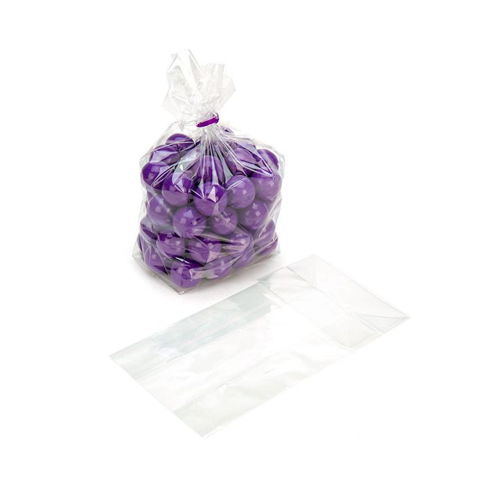 4x2.5x8 Clear, Cellophane Treat Bags | 25 Pack