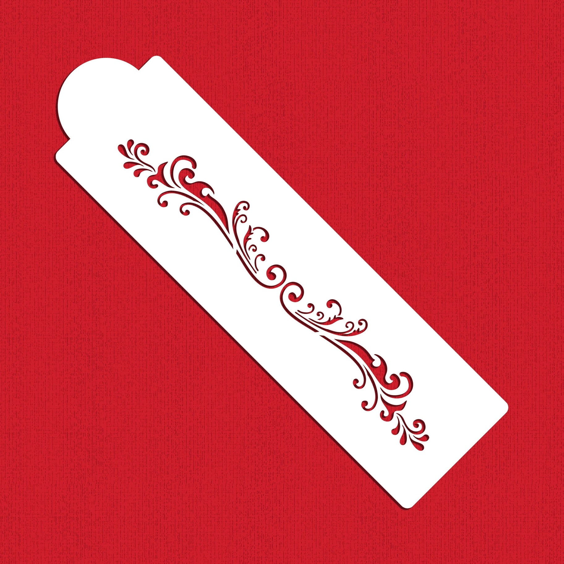 Florentine Scroll Cake Side Stencil