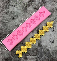 Flower Border Silicone Mold