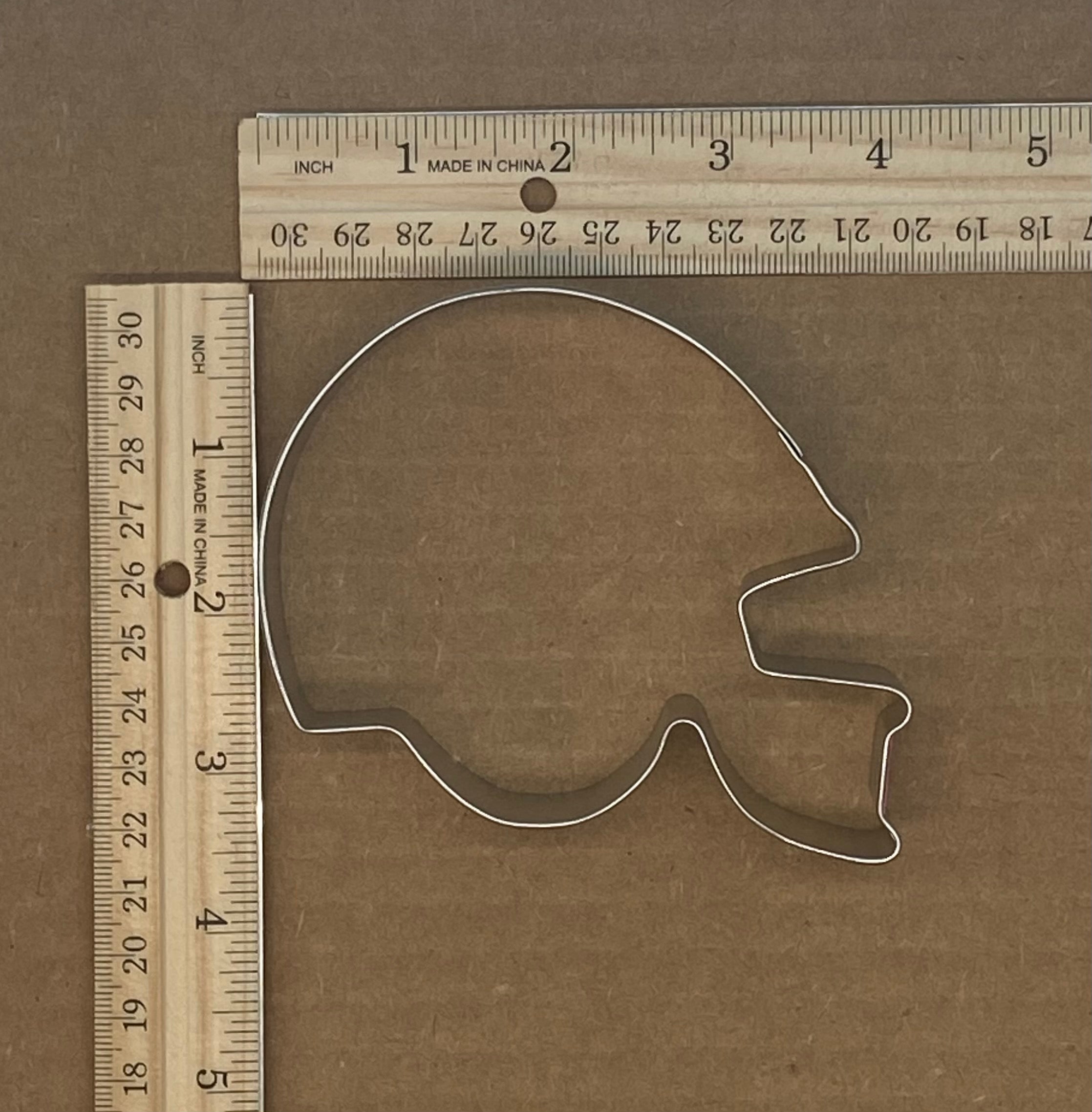 4.5 Inch Football Helmet Cookie Cutter