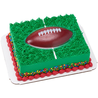 Football with Raised Laces Cake Topper Pop Top
