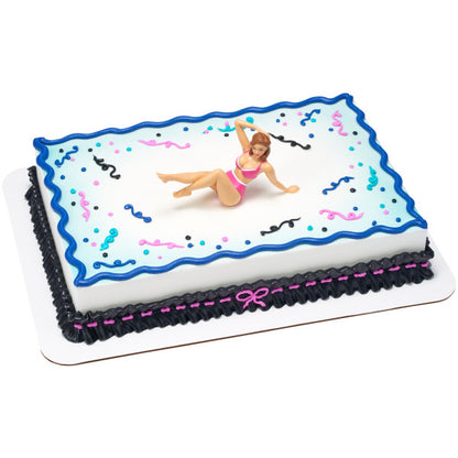 Foxy Fran Cake Figurine