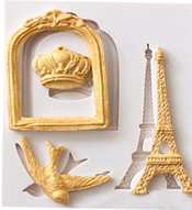 Paris Themed Silicone Mold