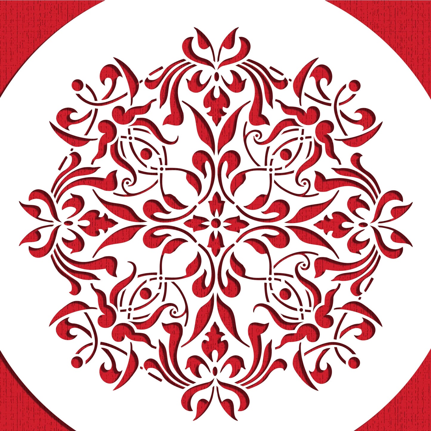 French Medallion Cake Stencil