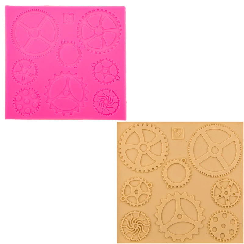 Cogs and Gears Silicone Mold