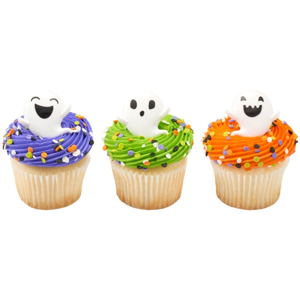 Ghost Cupcake Rings - 12 Cupcake/Cake Rings