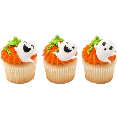 Ghost Cupcake Rings - 12 Cupcake/Cake Rings