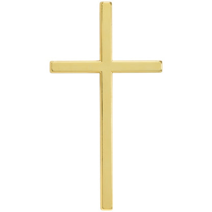 Plastic Gold Cross Layon