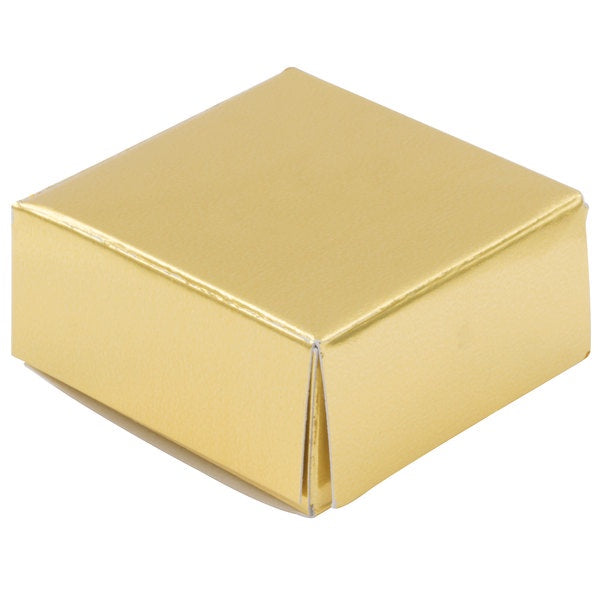 Gold Foil Candy Box, 1 Piece Folding Box