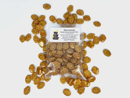 Simi, Gold, Pre-Cooked Isomalt Tiles