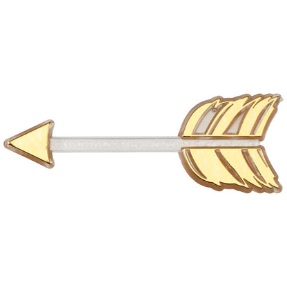 Gold Arrow Cupcake Layon - 6 per Package