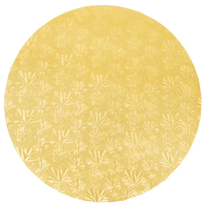 8 Inch Round, Gold Cake Drum