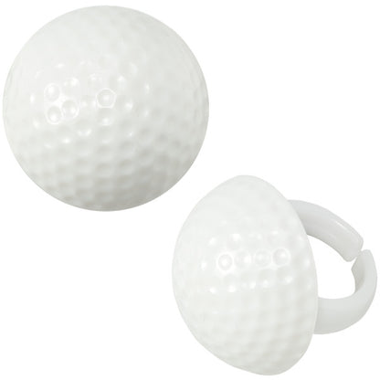 Golf Ball Cupcake Rings -  12 Rings