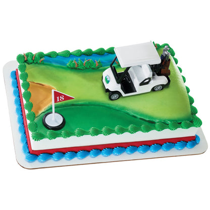 Heading For The Green Golf Cake Topper Set